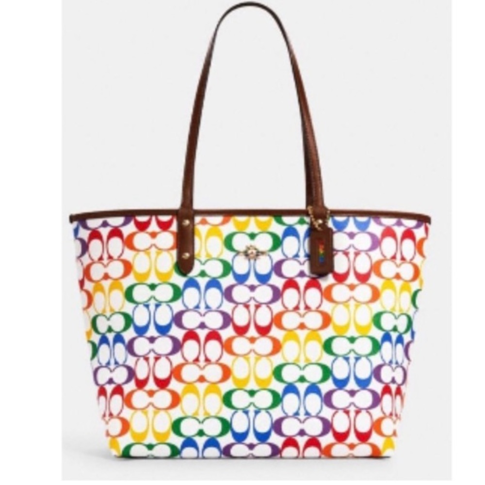 Coach Pride Tote New With Tags